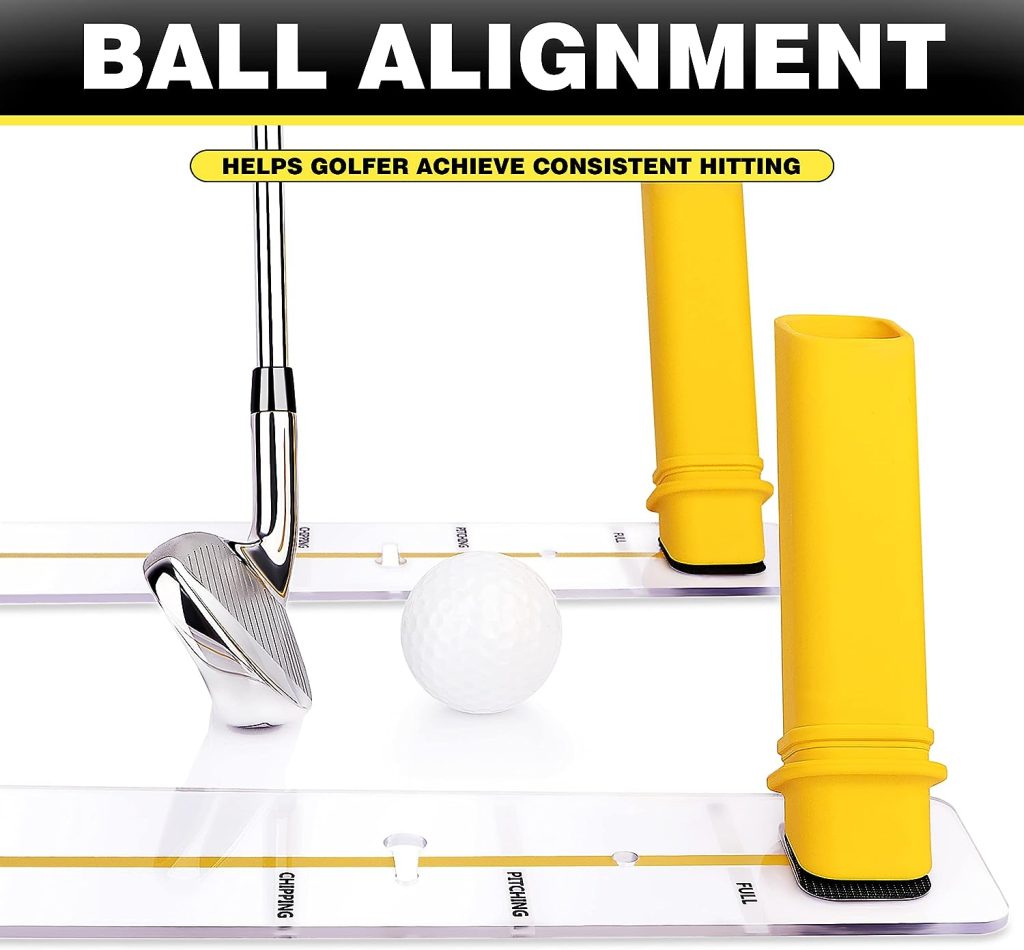 CHAMPKEY PATHGUIDER Swing Plane Alignment Golf Swing Trainer - Improve Swing Plane Accuracy - Achieve Consistency Golf Swing Plane
